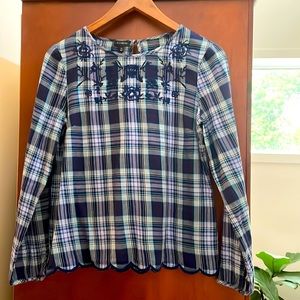 Talbots XS top- long sleeves
